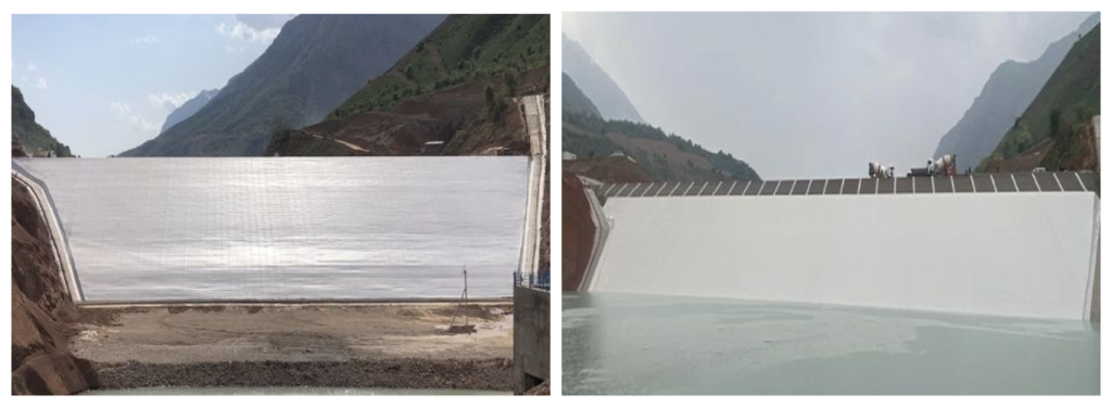 Перемычка плотины Пскемского гидроузла в Республике Узбекистан.png